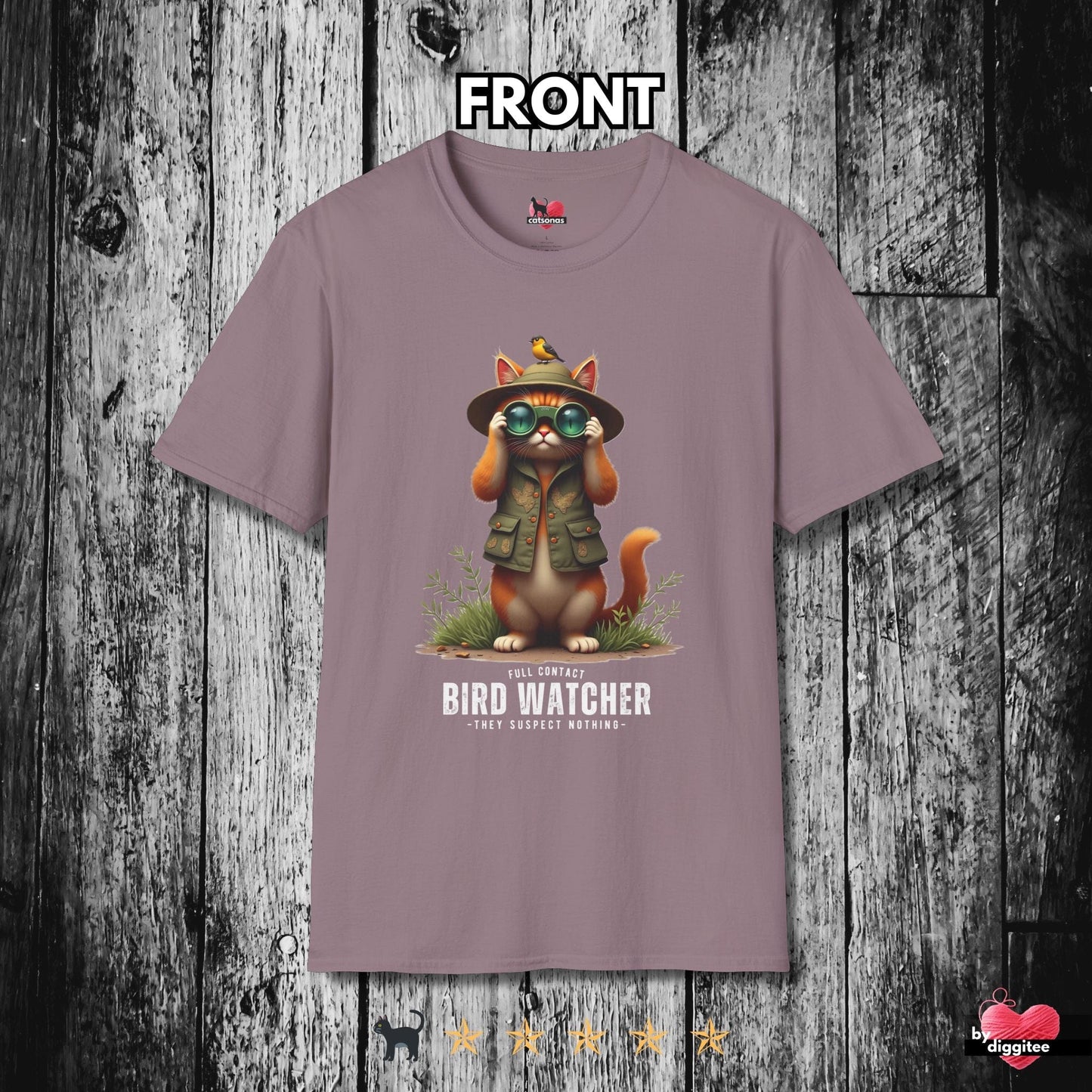 Printify T-Shirt Paragon / S Bird Watcher 🐦⬛ T-Shirt