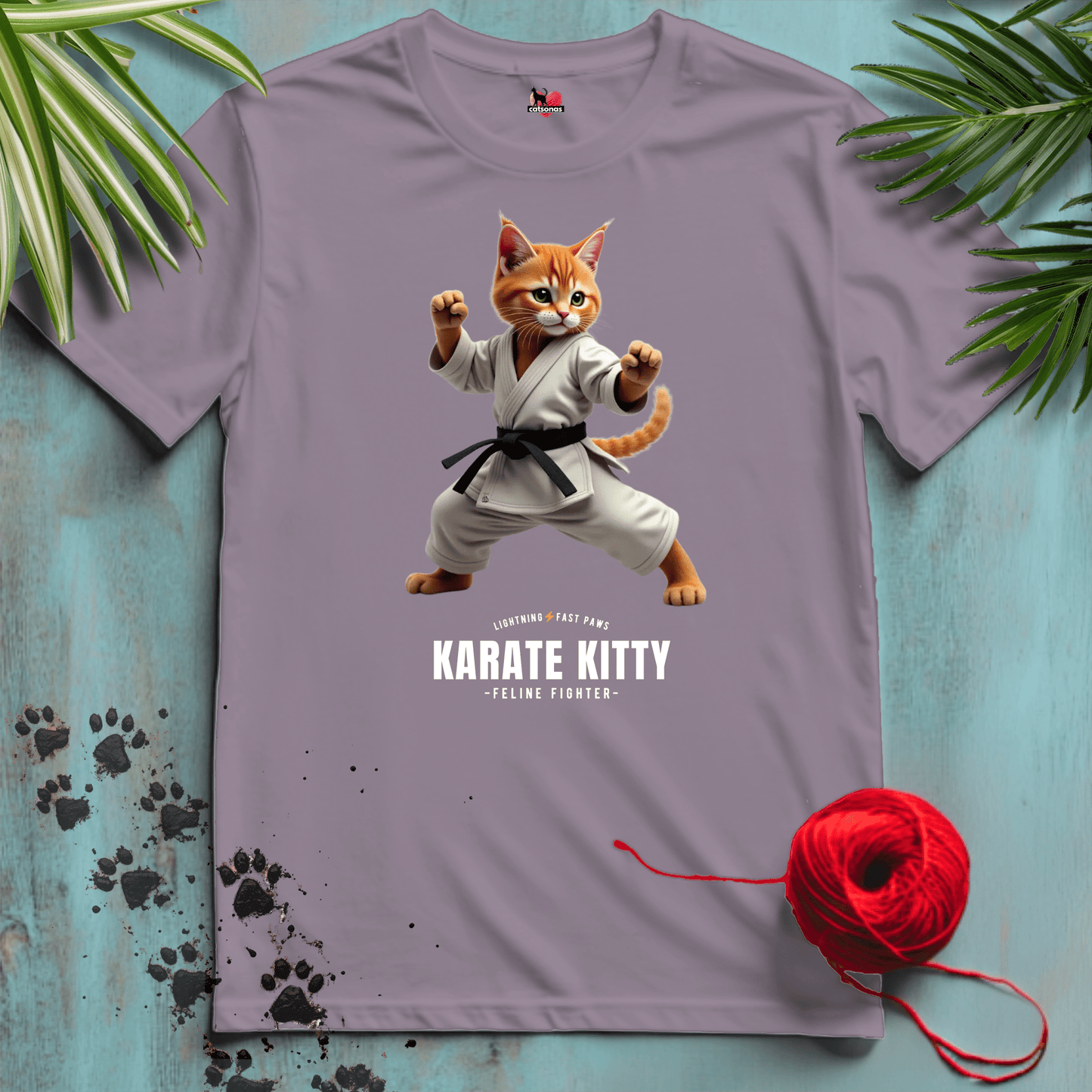 Printify T-Shirt Paragon / S KARATE🥋KITTY T-shirt