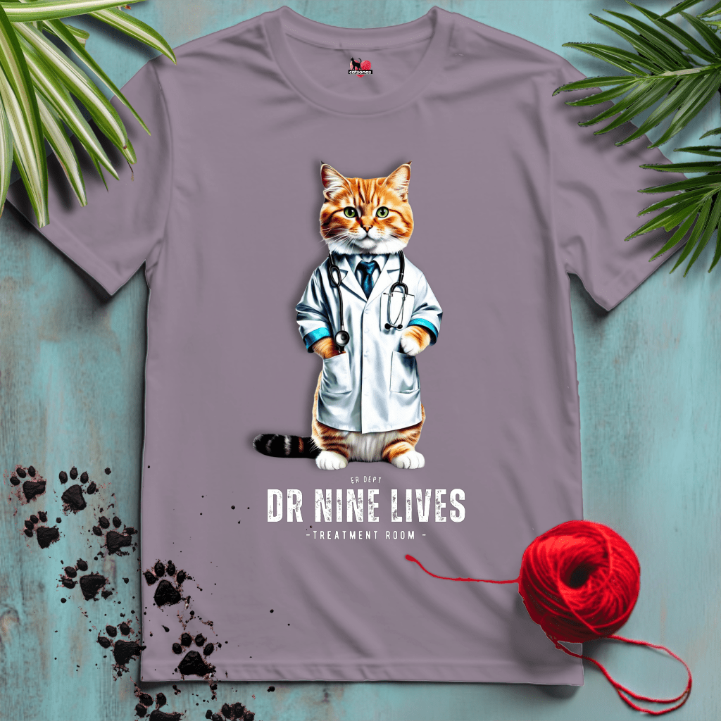 Printify T-Shirt Paragon / XL DR-NINE-LIVES 🚑 OPERATIONS | Healthcare Cats Collection