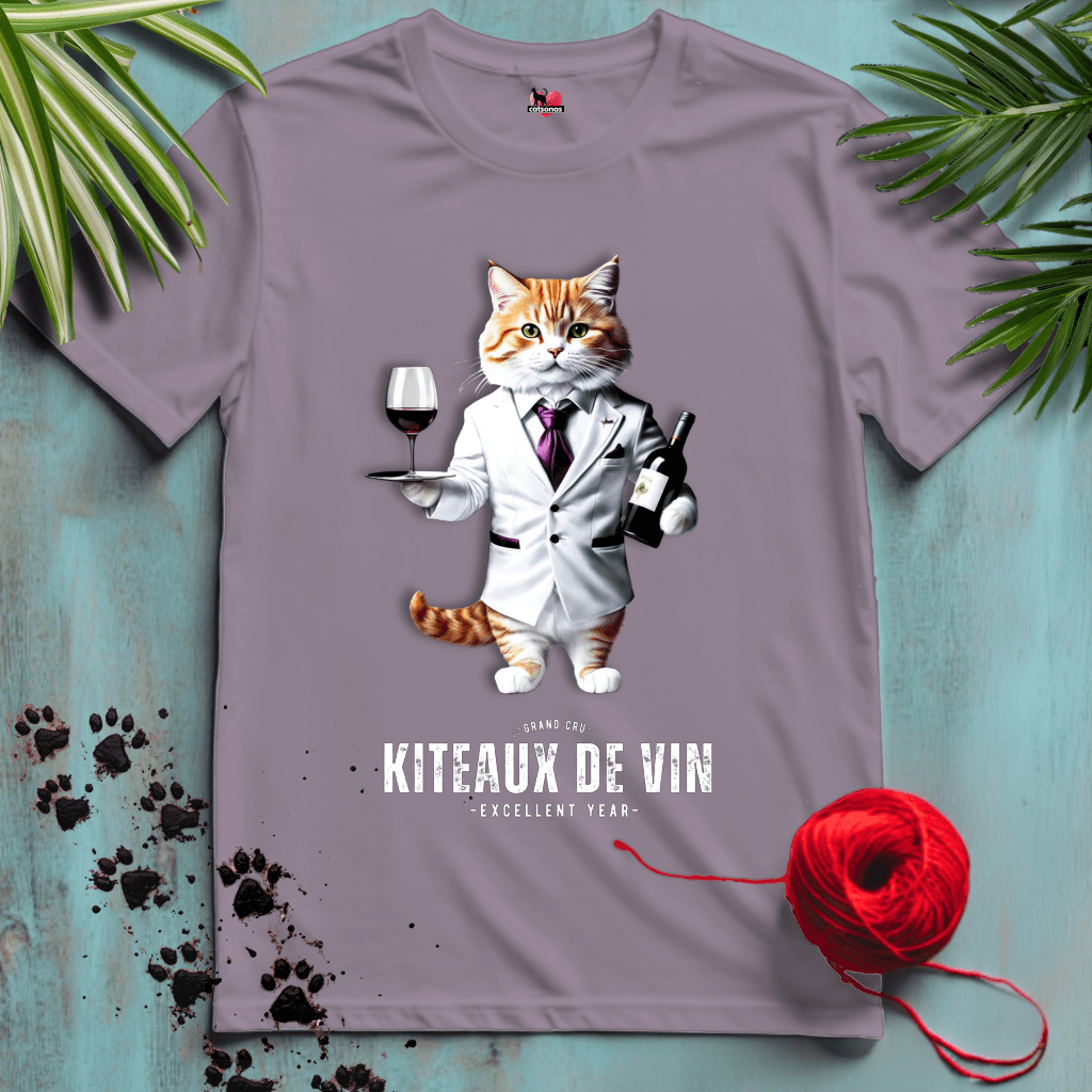 Printify T-Shirt Paragon / XL KITEAUX-DE-VIN 🍷 WINE FLIGHT | Lifestyle Cats Collection