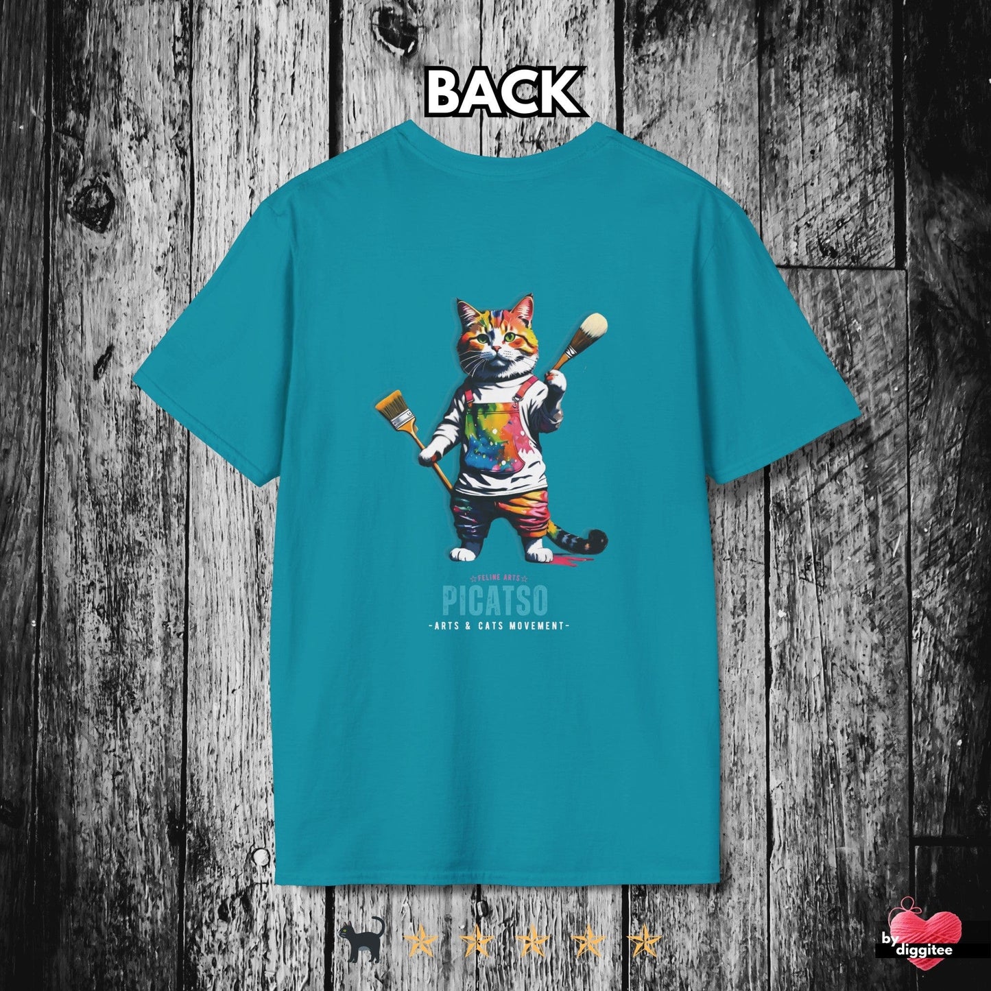 Printify T-Shirt PICATSO IIx ๐จ Back Print