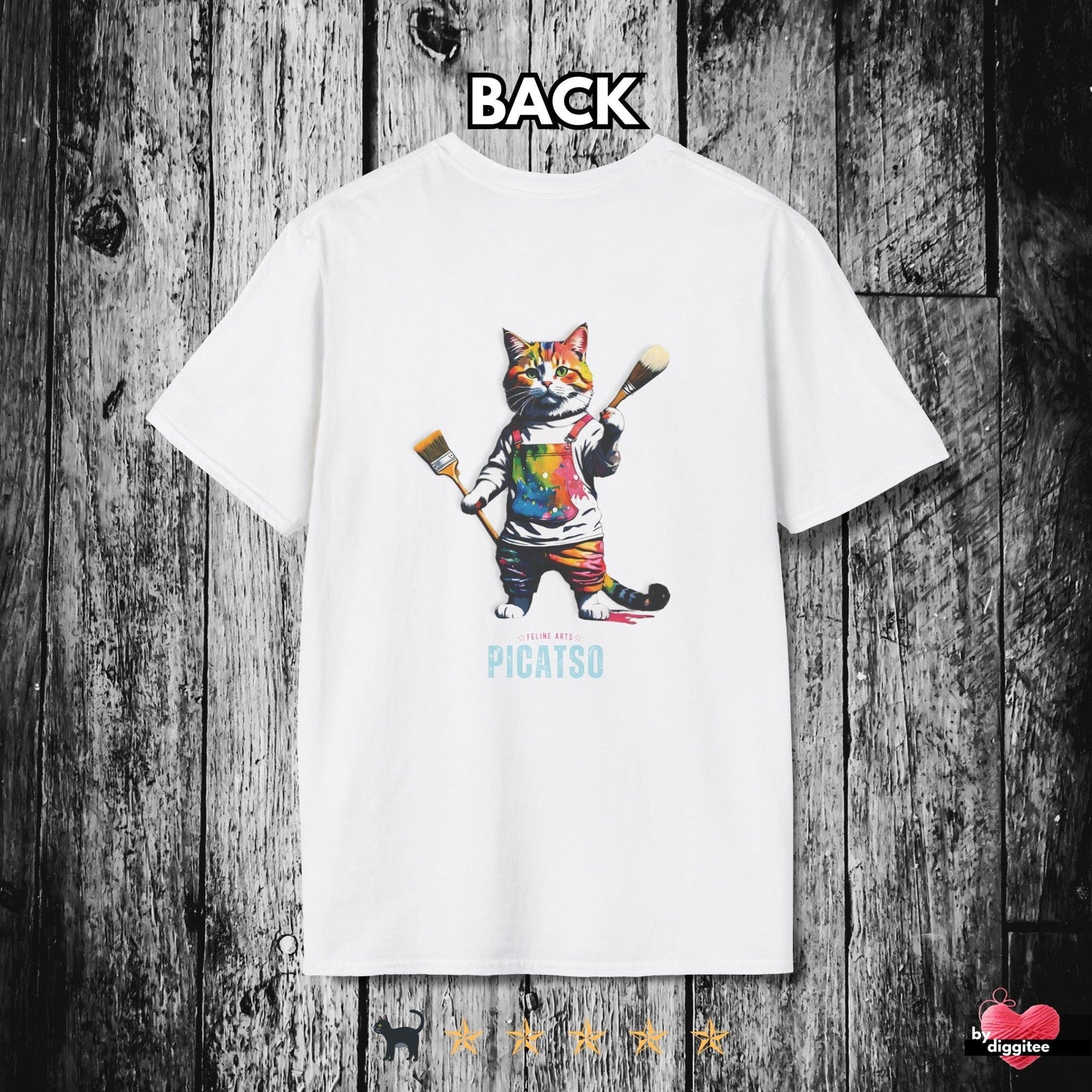 Printify T-Shirt PICATSO IIx ๐จ Back Print