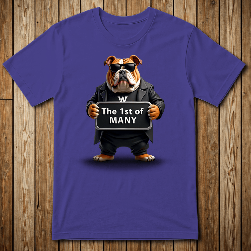 Printify T-Shirt Purple / M WeSCALE ⭐️ Bulldog 🦴