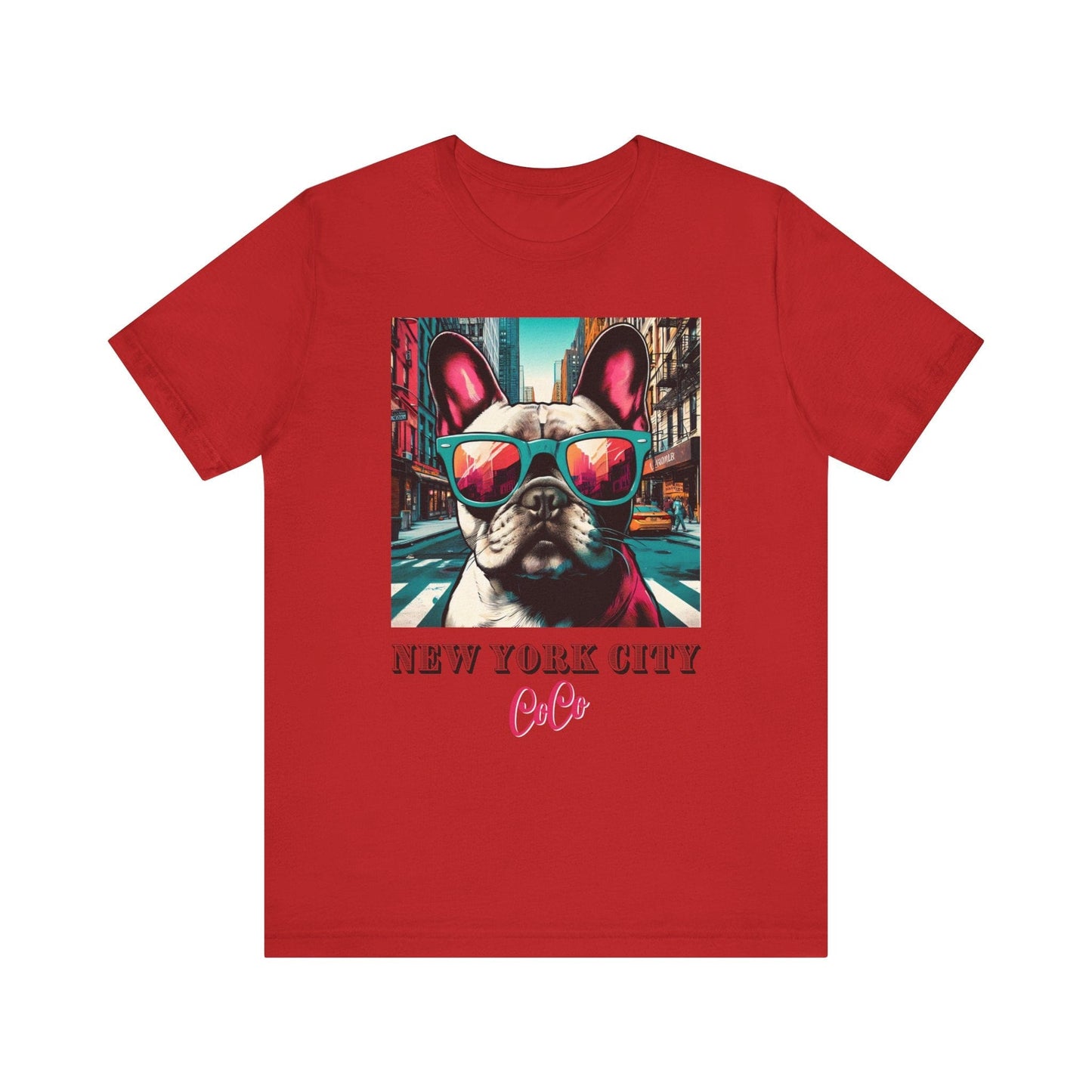 Printify T-Shirt Red / XS CoCo's NYC Short Sleeve Tee