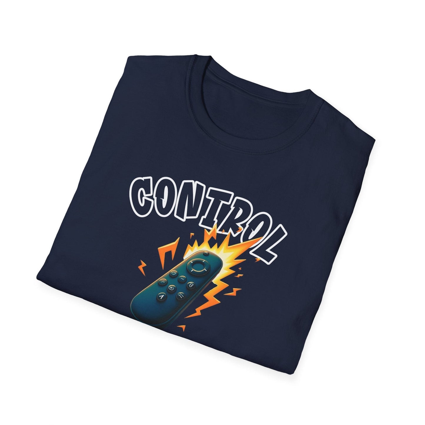 Printify T-Shirt (REMOTE) CONTROL ๐บ FREAK II Unisex T-shirt