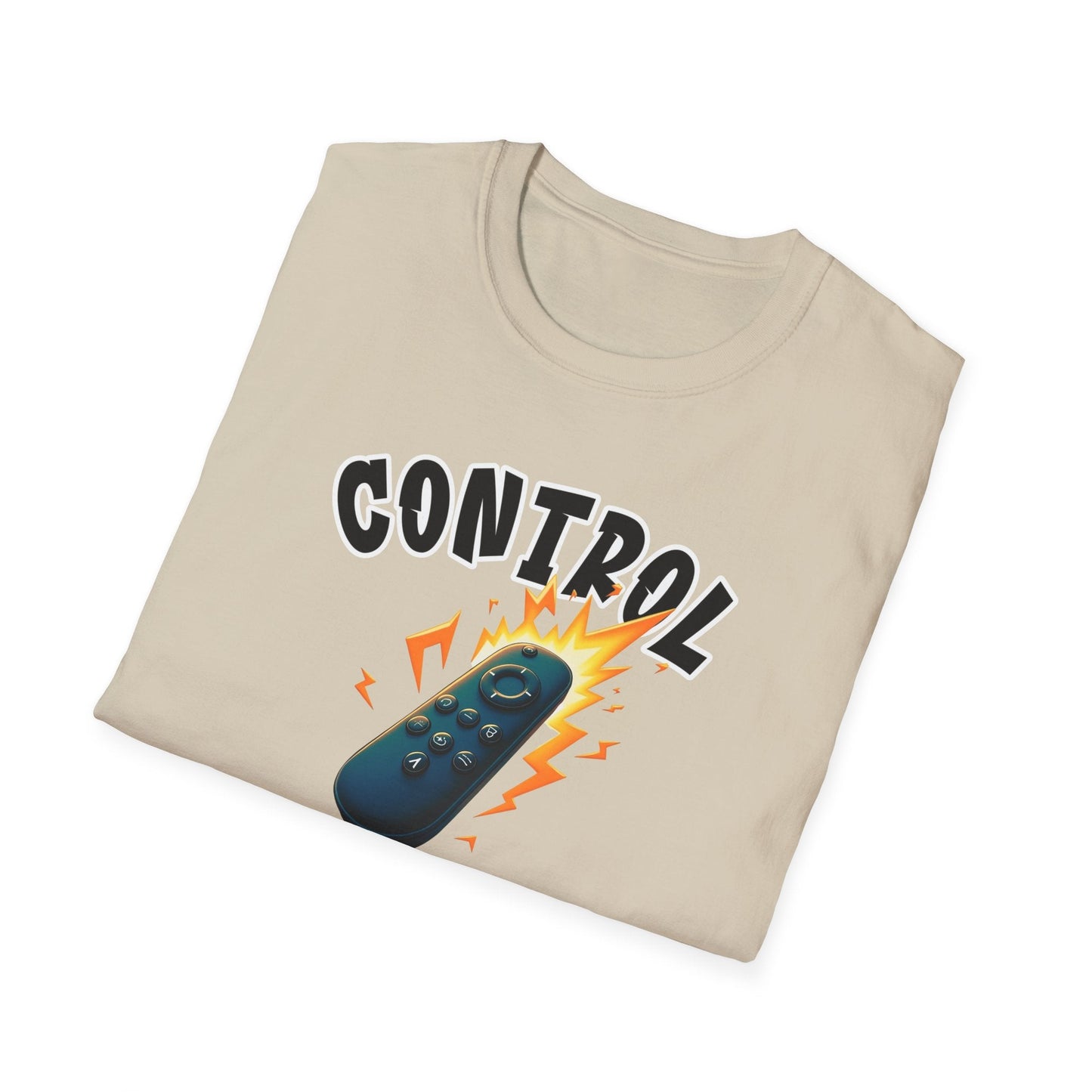 Printify T-Shirt (REMOTE) CONTROL ๐บ FREAK II Unisex T-shirt