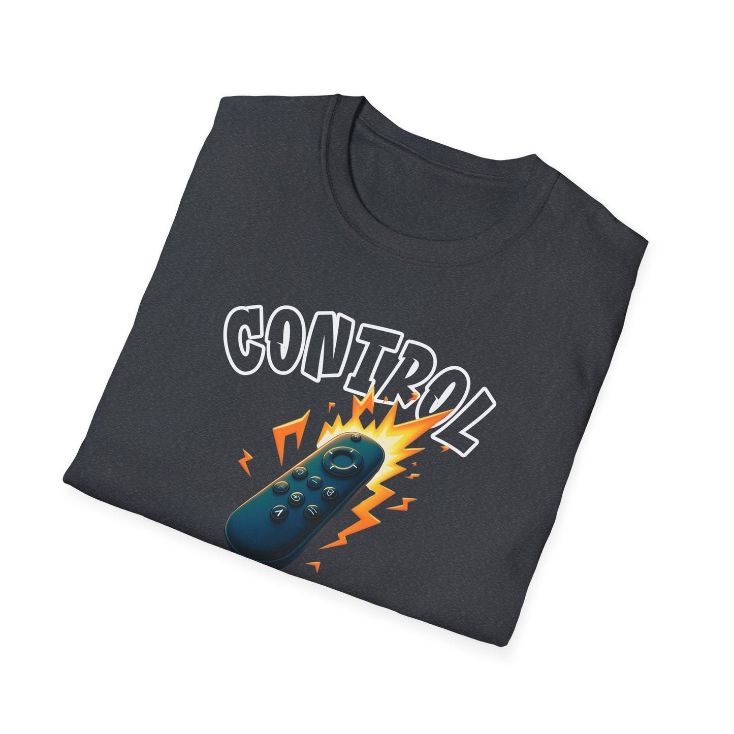 Printify T-Shirt (REMOTE) CONTROL ๐บ FREAK II Unisex T-shirt