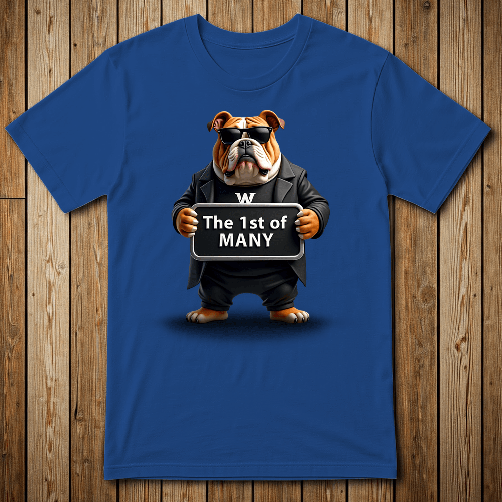 Printify T-Shirt Royal / M WeSCALE ⭐️ Bulldog 🦴