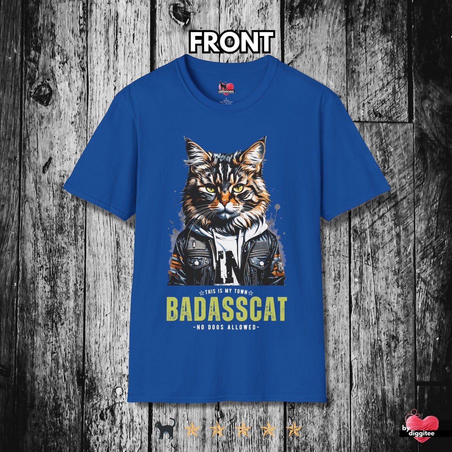 Printify T-Shirt Royal / S BAD CATS 🐈⬛ BADASSCAT