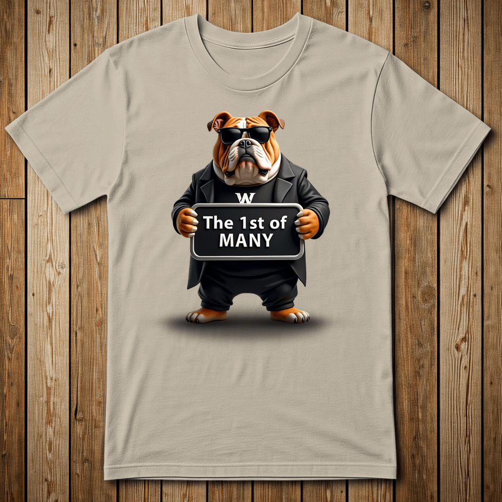 Printify T-Shirt Sand / M WeSCALE ⭐️ Bulldog 🦴