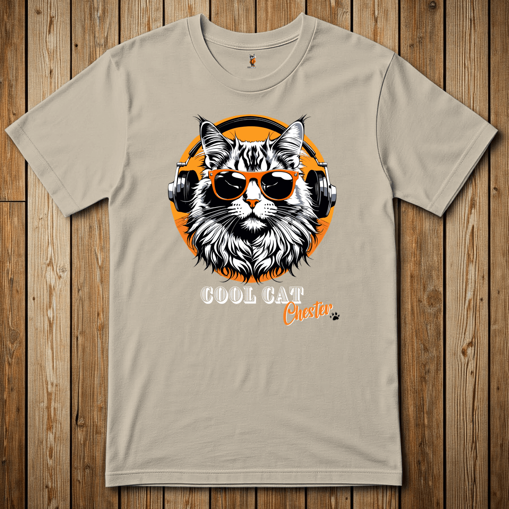 Printify T-Shirt Sand / S Chester The Cool Cat
