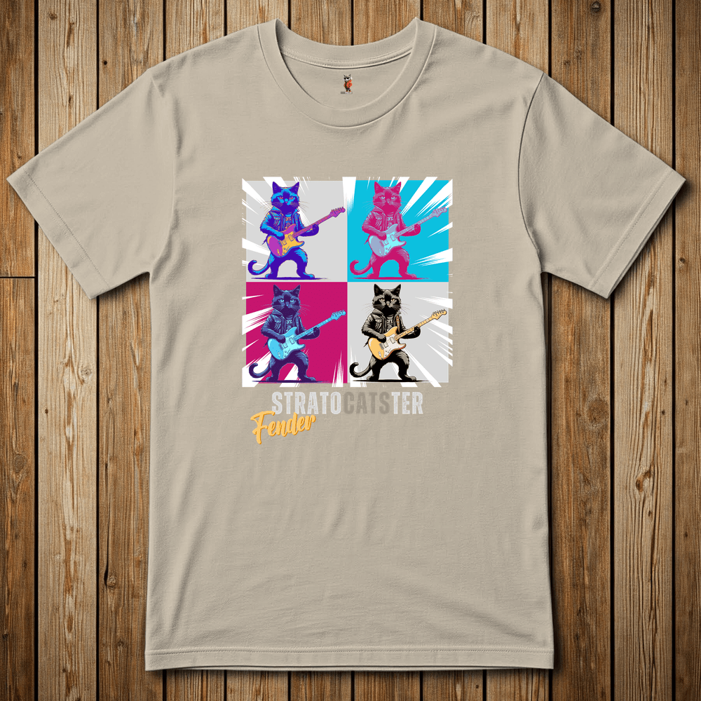 Printify T-Shirt Sand / S Strat Cats Felix The Cat