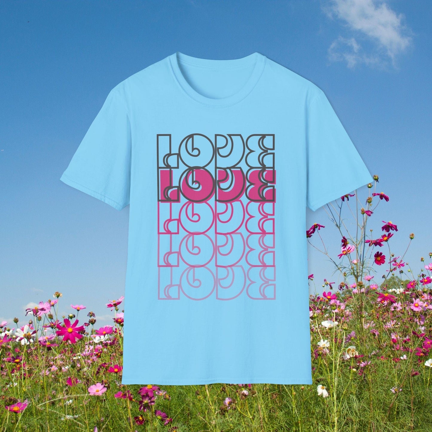 Printify T-Shirt Sky / S Back-Alley FINDS 😻 Just LOVE