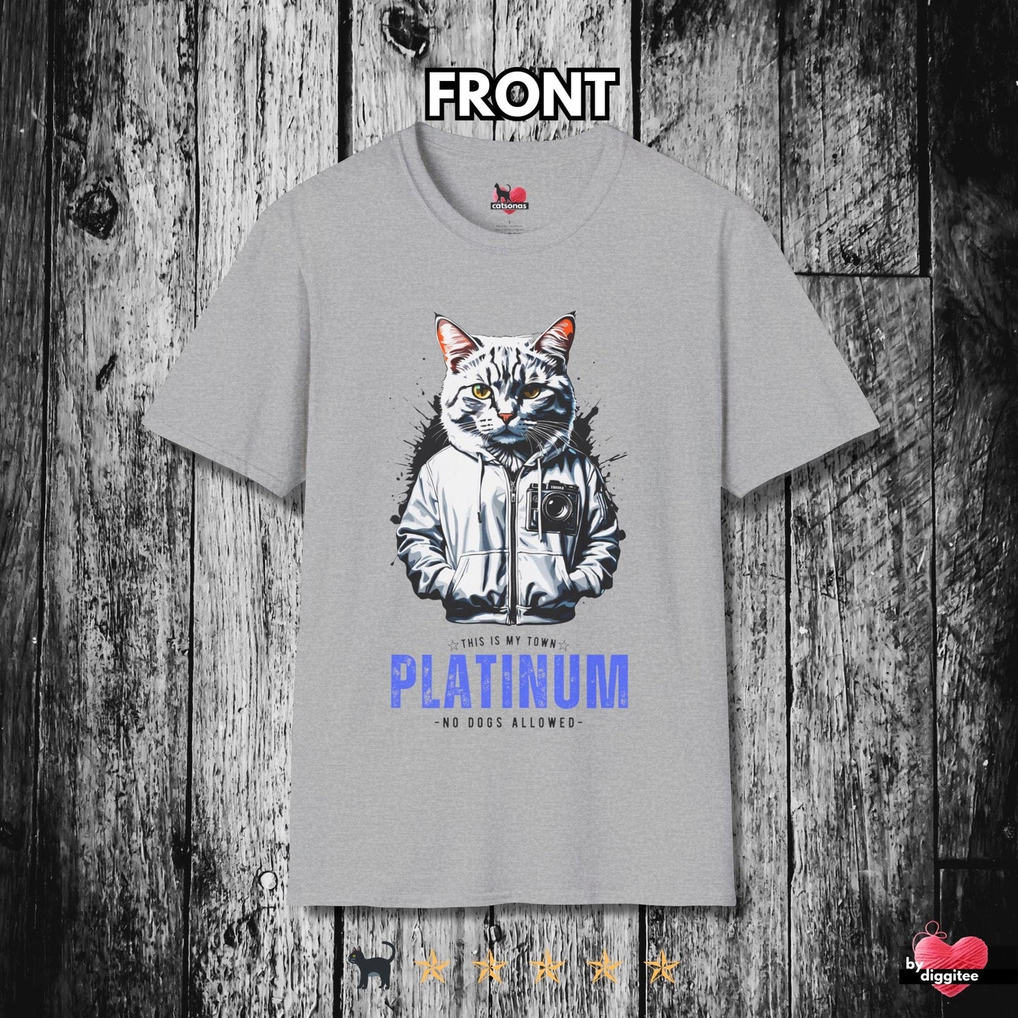 Printify T-Shirt Sport Grey / S BAD CATS 🐈 BLIZZARD