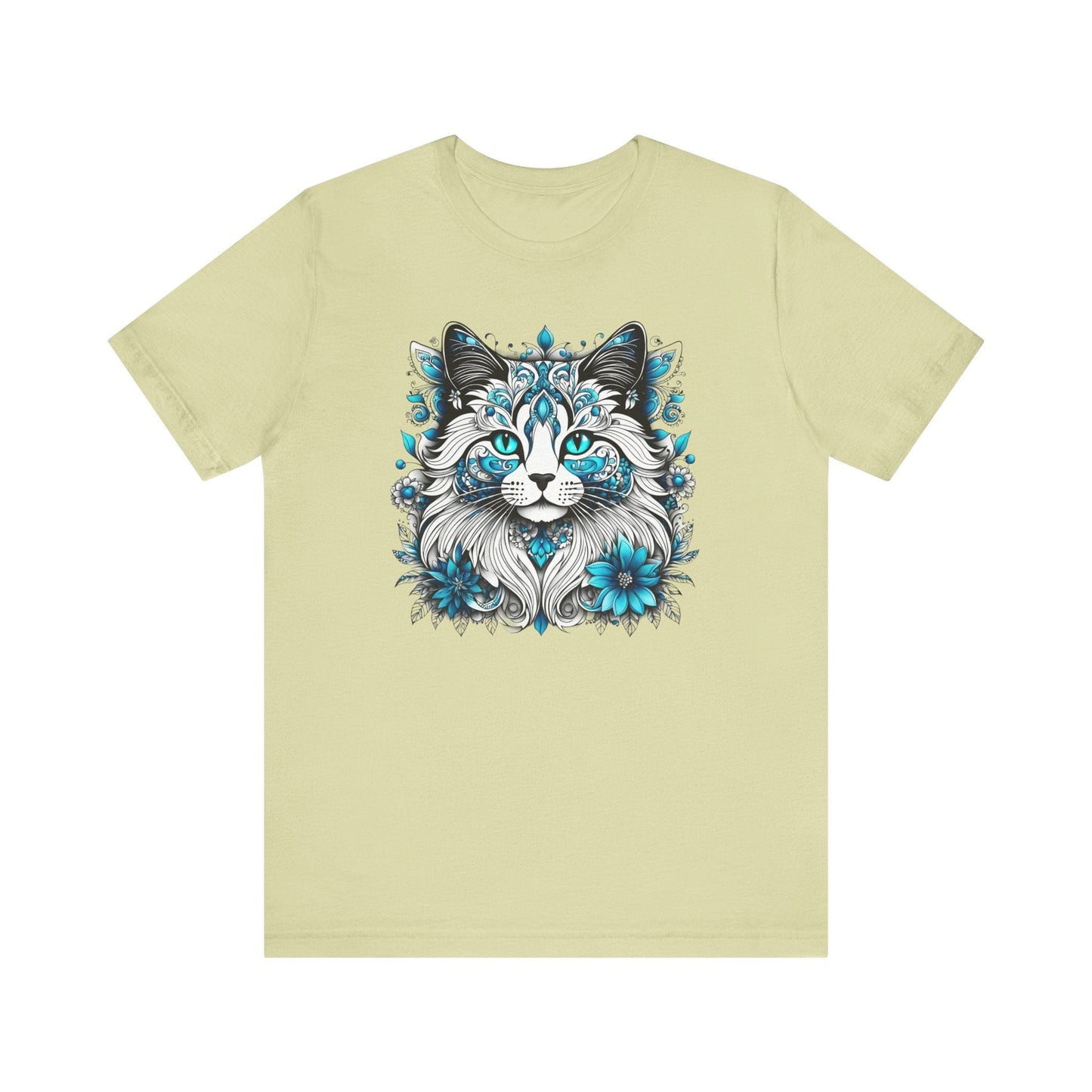 Printify T-Shirt Spring Green / XS Our Lynn's Blue Eye Cat Art Shirt