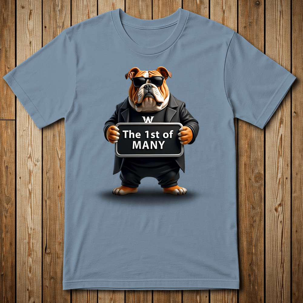 Printify T-Shirt Stone Blue / M WeSCALE ⭐️ Bulldog 🦴