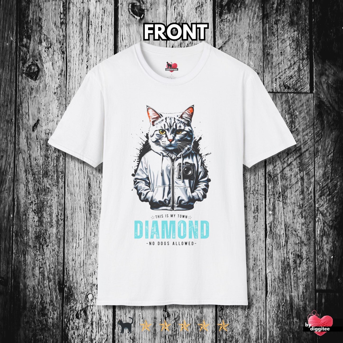 Printify T-Shirt White / S BAD CATS 🐈 BLIZZARD