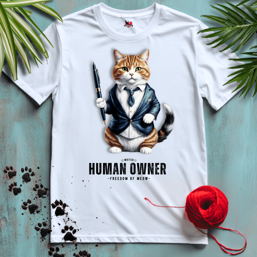 Printify T-Shirt White / XL EXE-CAT-IVE ✍️ CEO-CAT | Boss Cats Collection