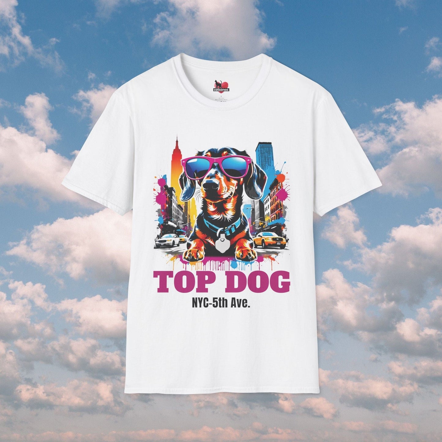 Printify T-Shirt White / XS Back-Alley FINDS ๐ถ Top DOG