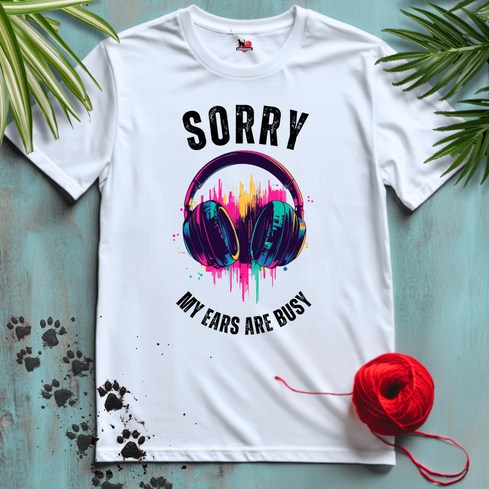 Printify T-Shirt White / XS HEADPHONES II