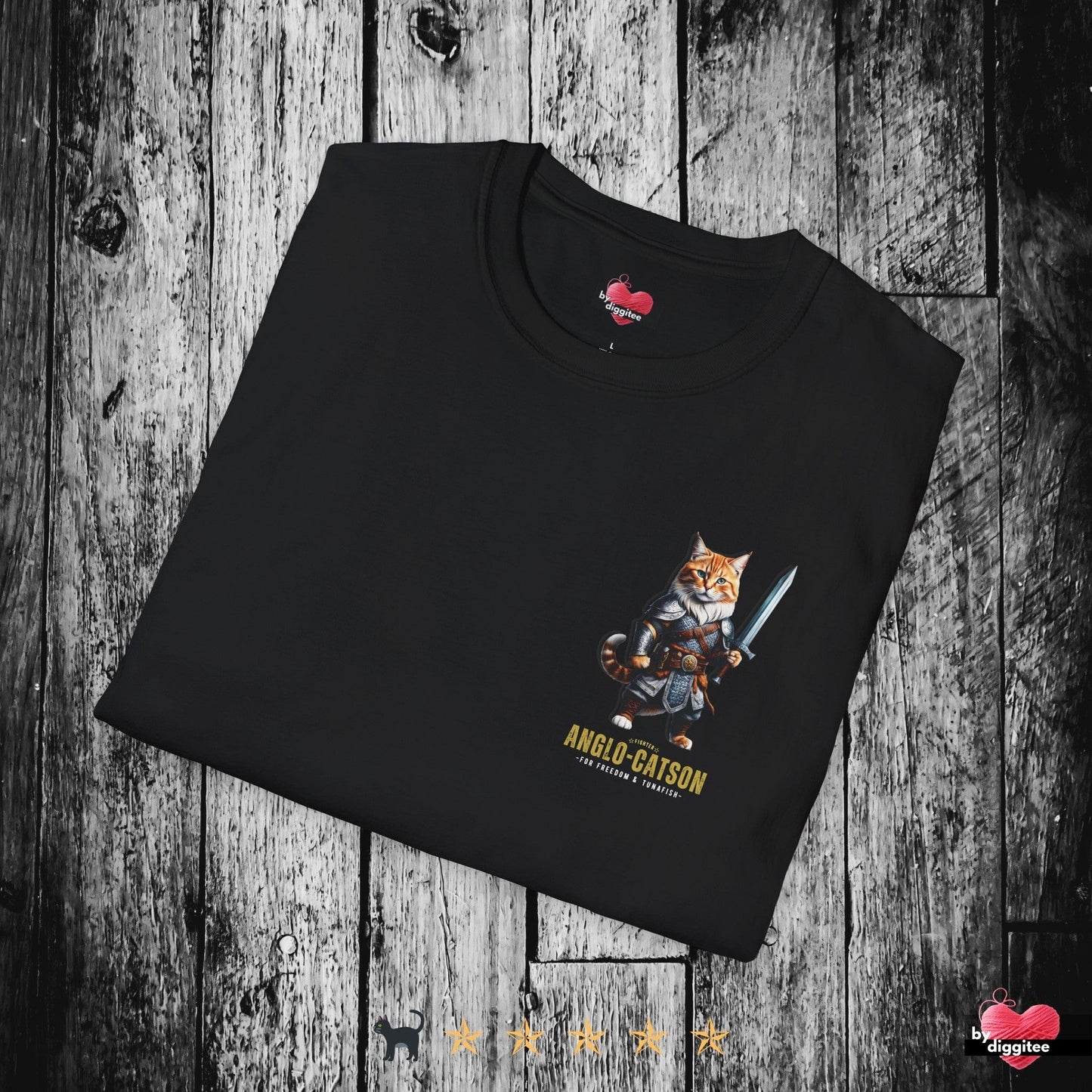 Printify T-Shirts ANGLO CATSON II ๐ช BACK Print