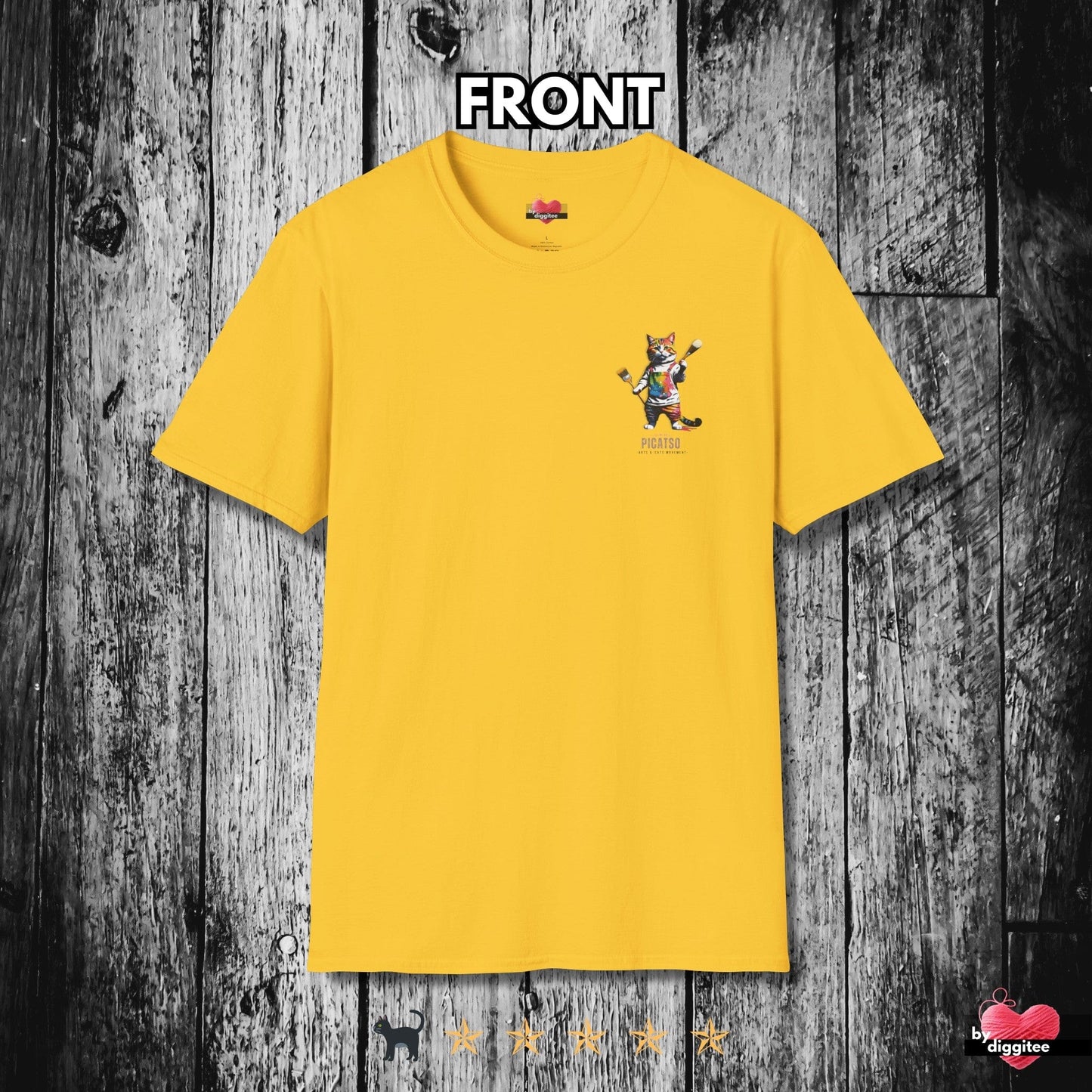 Printify T-Shirts PICATSO II 🎨 Back Print