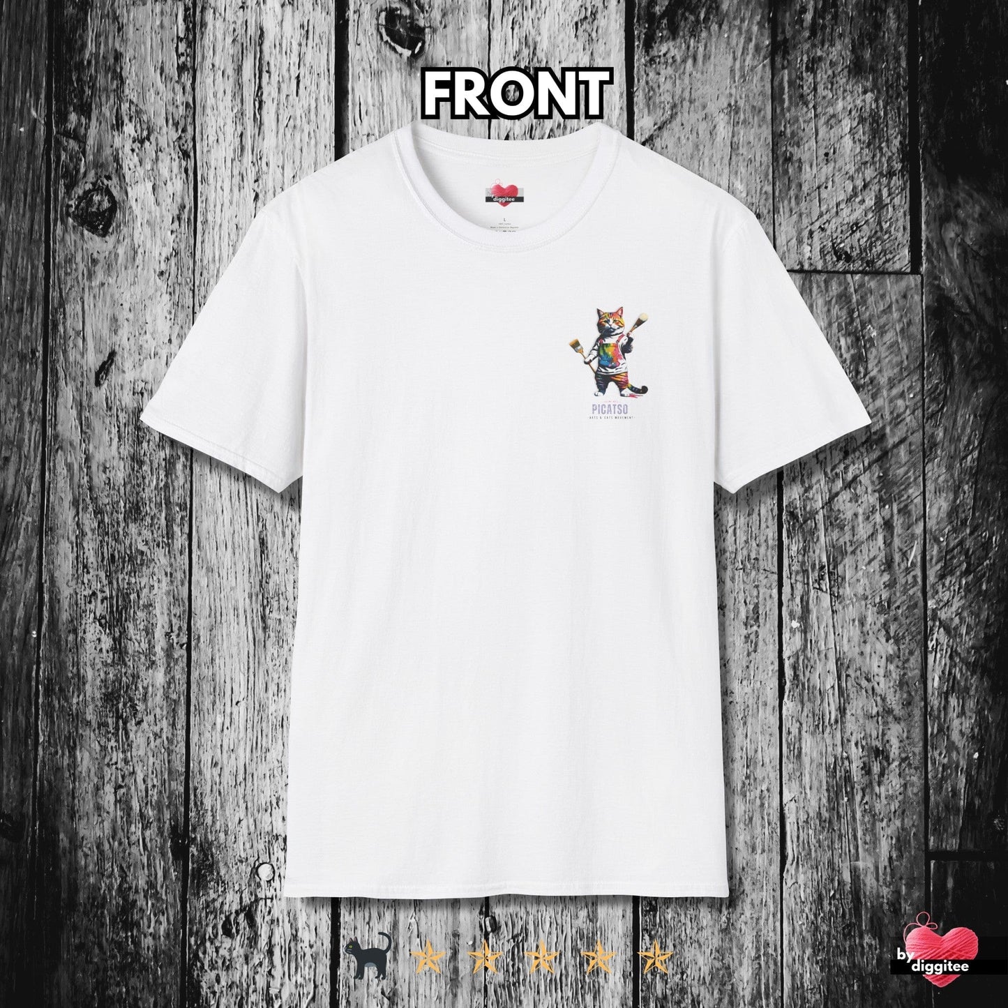 Printify T-Shirts PICATSO II 🎨 Back Print