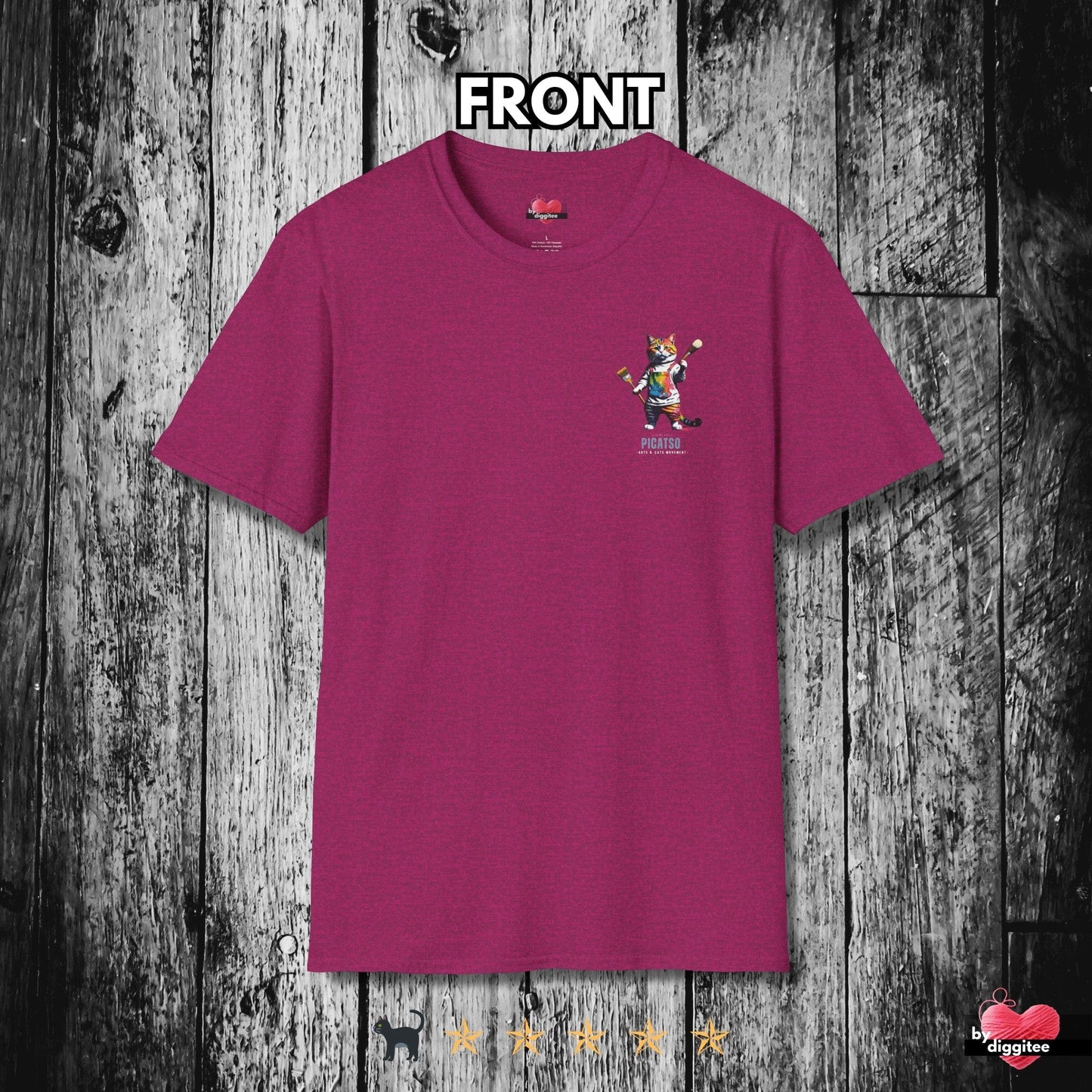 Printify T-Shirts PICATSO II 🎨 Back Print