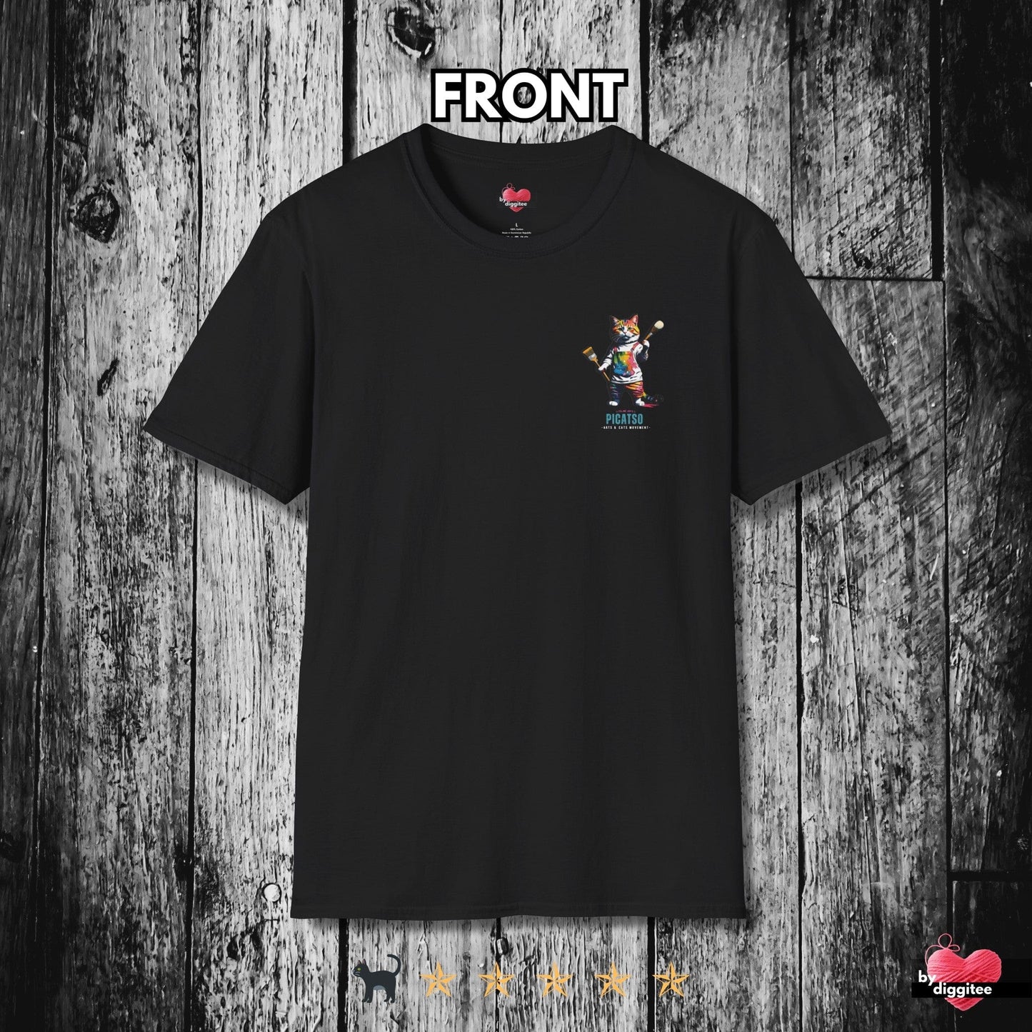 Printify T-Shirts PICATSO II 🎨 Back Print