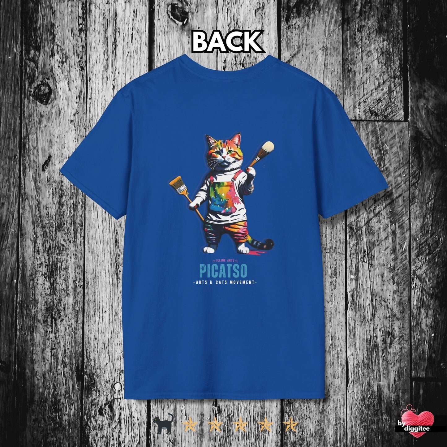 Printify T-Shirts Royal / XS PICATSO II 🎨 Back Print
