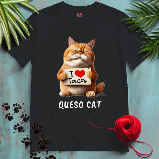 QUESO-CAT 🌮 I-LOVE-TACOS | Foodie Cats Collection