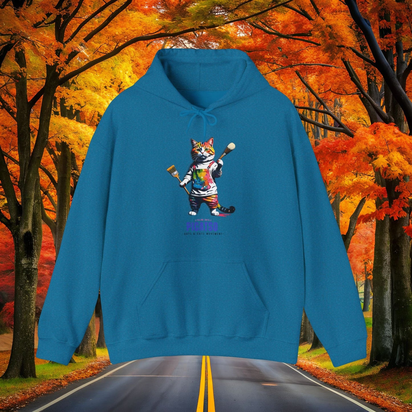 Printify Hoodie Antique Sapphire / S PICATSO 🎨 ARTIST-PAINTER Hoodie