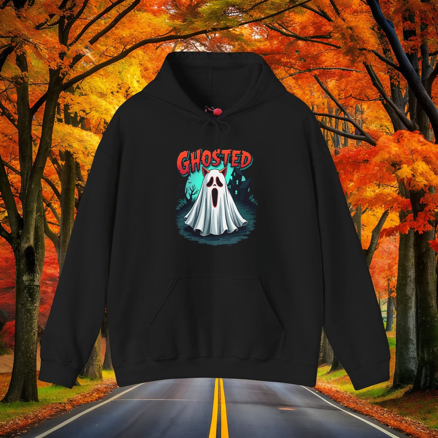 Printify Hoodie Black / S GHOSTED 👻 SPOOKY Season 🎃 Hoodie