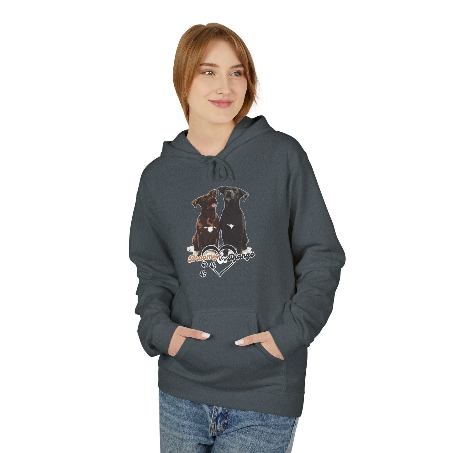 Printify Hoodie Broomy & Django Hoodie