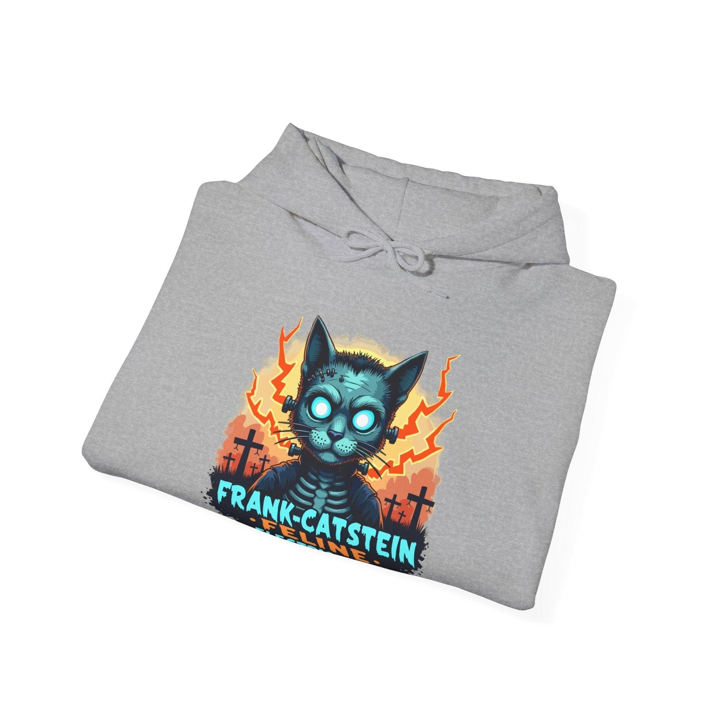 Printify Hoodie FELINE ELECTRIC 👻 SPOOKY Season 🎃 Hoodie