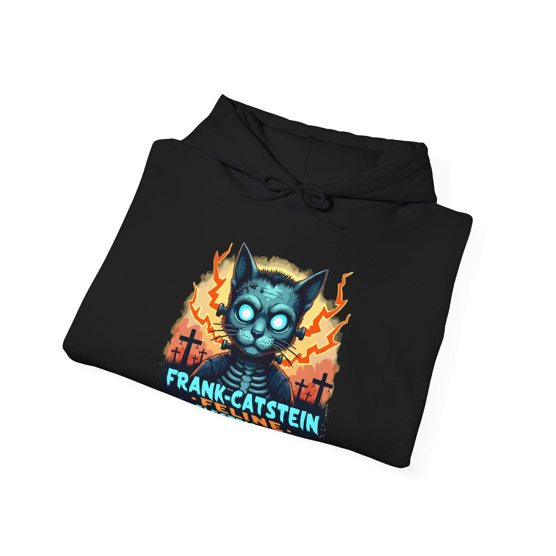 Printify Hoodie FELINE ELECTRIC 👻 SPOOKY Season 🎃 Hoodie