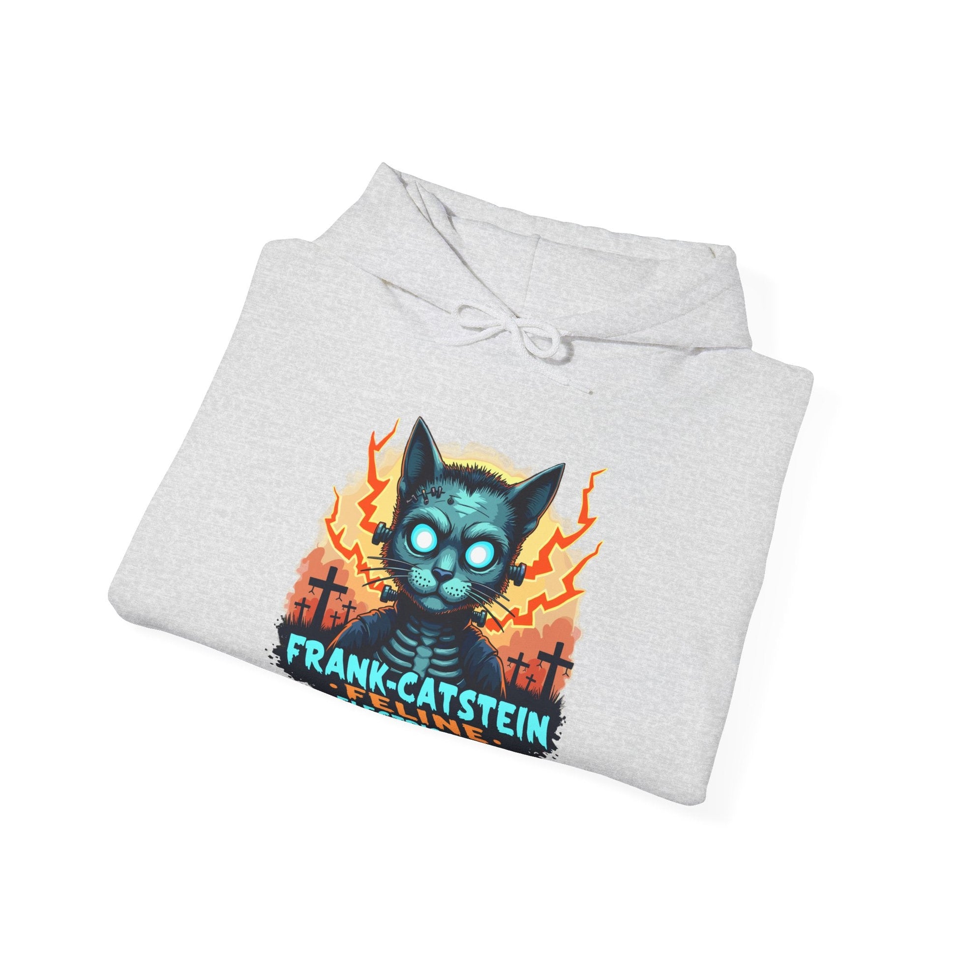 Printify Hoodie FELINE ELECTRIC 👻 SPOOKY Season 🎃 Hoodie