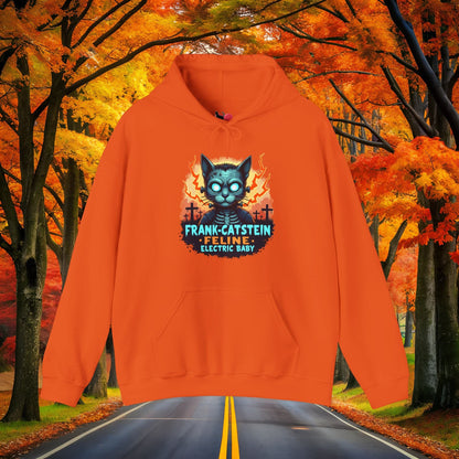 Printify Hoodie Orange / S FELINE ELECTRIC 👻 SPOOKY Season 🎃 Hoodie