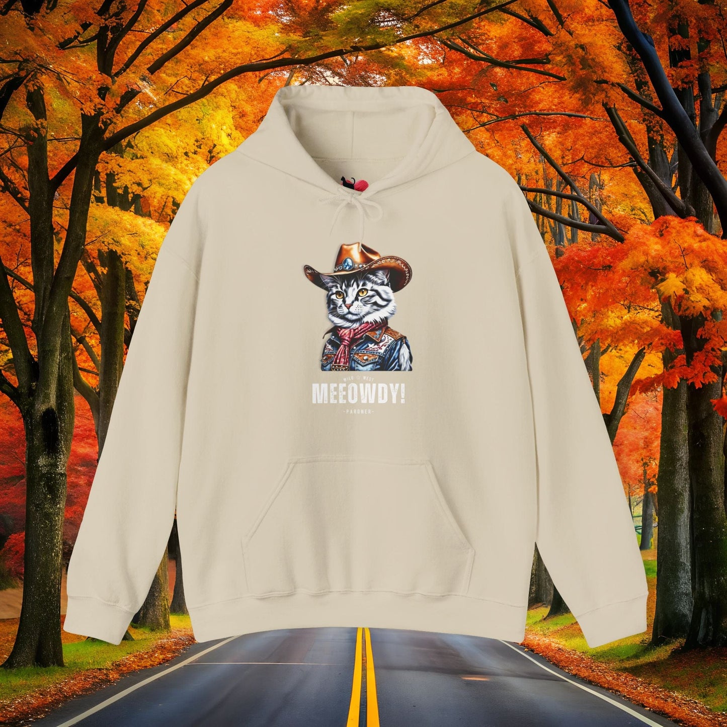 Printify Hoodie Sand / 5XL New MEEOWDY 🤠 5⭐️ Review Design Hoodie