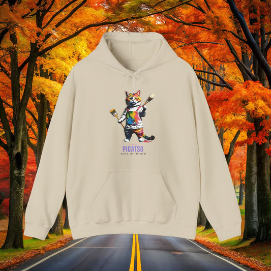 Printify Hoodie Sand / S PICATSO 🎨 ARTIST-PAINTER Hoodie