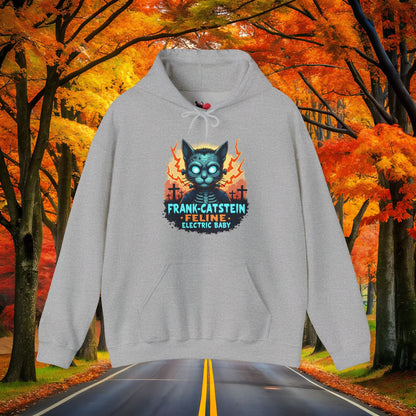 Printify Hoodie Sport Grey / S FELINE ELECTRIC 👻 SPOOKY Season 🎃 Hoodie