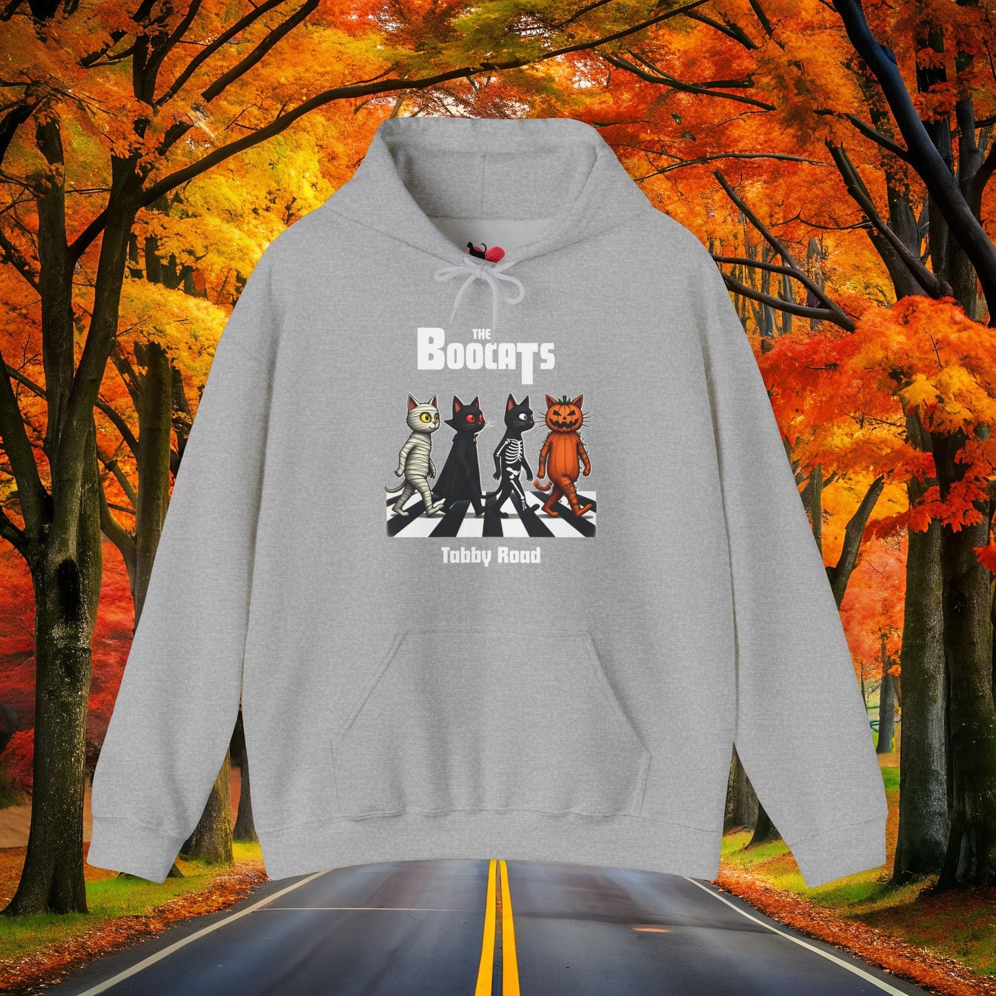 Printify Hoodie Sport Grey / S The BOOCATS 👻 SPOOKY Season 🎃 Hoodie