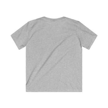 Printify Kids clothes Kids Guitar Cat Softstyle Tee - Stratocaster Design