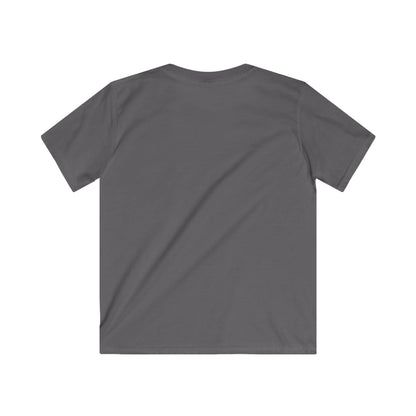 Printify Kids clothes Kids Guitar Cat Softstyle Tee - Stratocaster Design