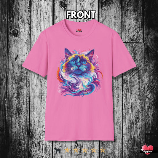 Printify T-Shirt Azalea / S 🐈‍⬛ Pretty CATS 🐈 Mystic