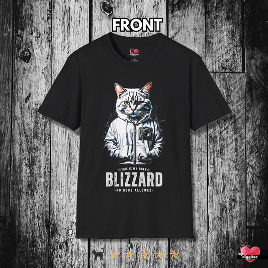 Printify T-Shirt Black / S BAD CATS 🐈 BLIZZARD