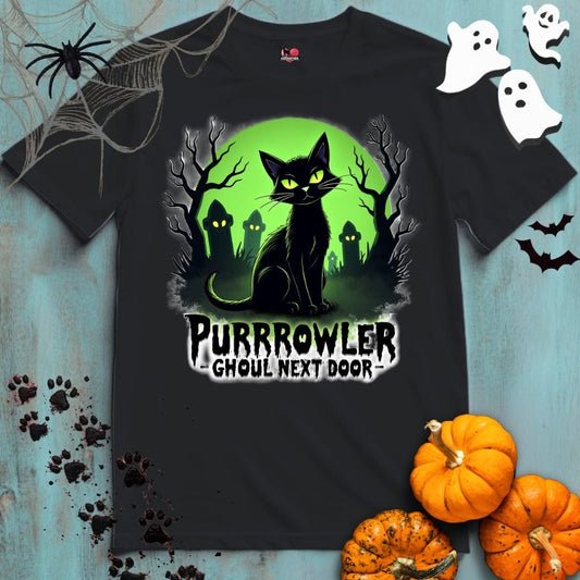 Printify T-Shirt Black / XL PURRROWLER 👻 SPOOKY Season 🎃 HALLOWEEN Collection