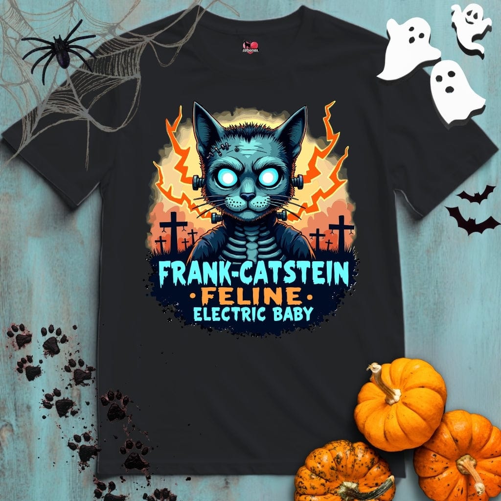 Printify T-Shirt Black / XS FELINE ELECTRIC BABY 👻 SPOOKY Season | HALLOWEEN Collection