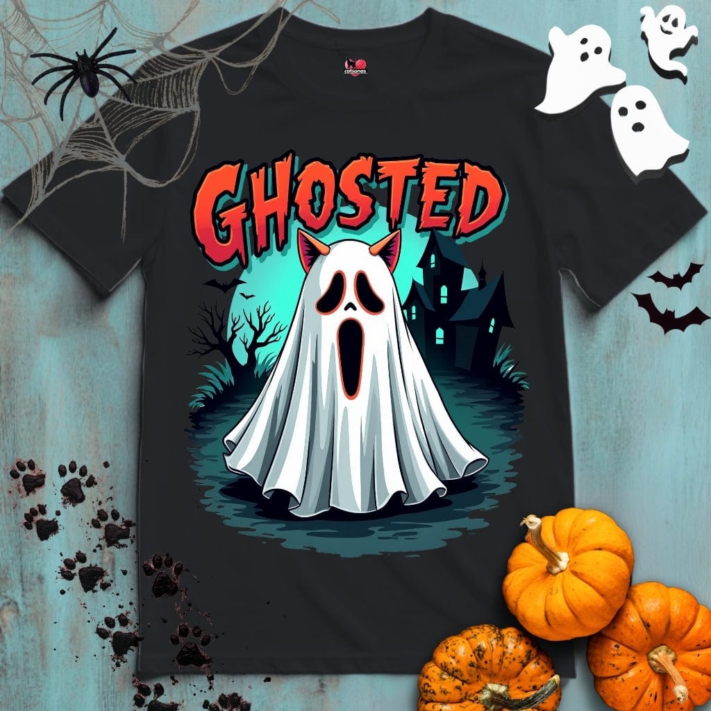 Printify T-Shirt Black / XS GHOSTED 👻 SPOOKY Season 🎃 HALLOWEEN Collection