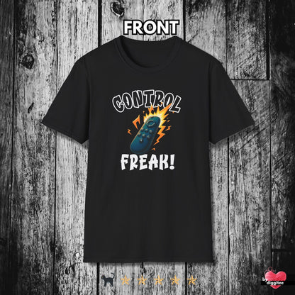 Printify T-Shirt Black / XS (REMOTE) CONTROL 📺 FREAK II Unisex T-shirt